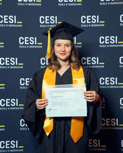 remise de diplôme cesi angoulême celine hélix